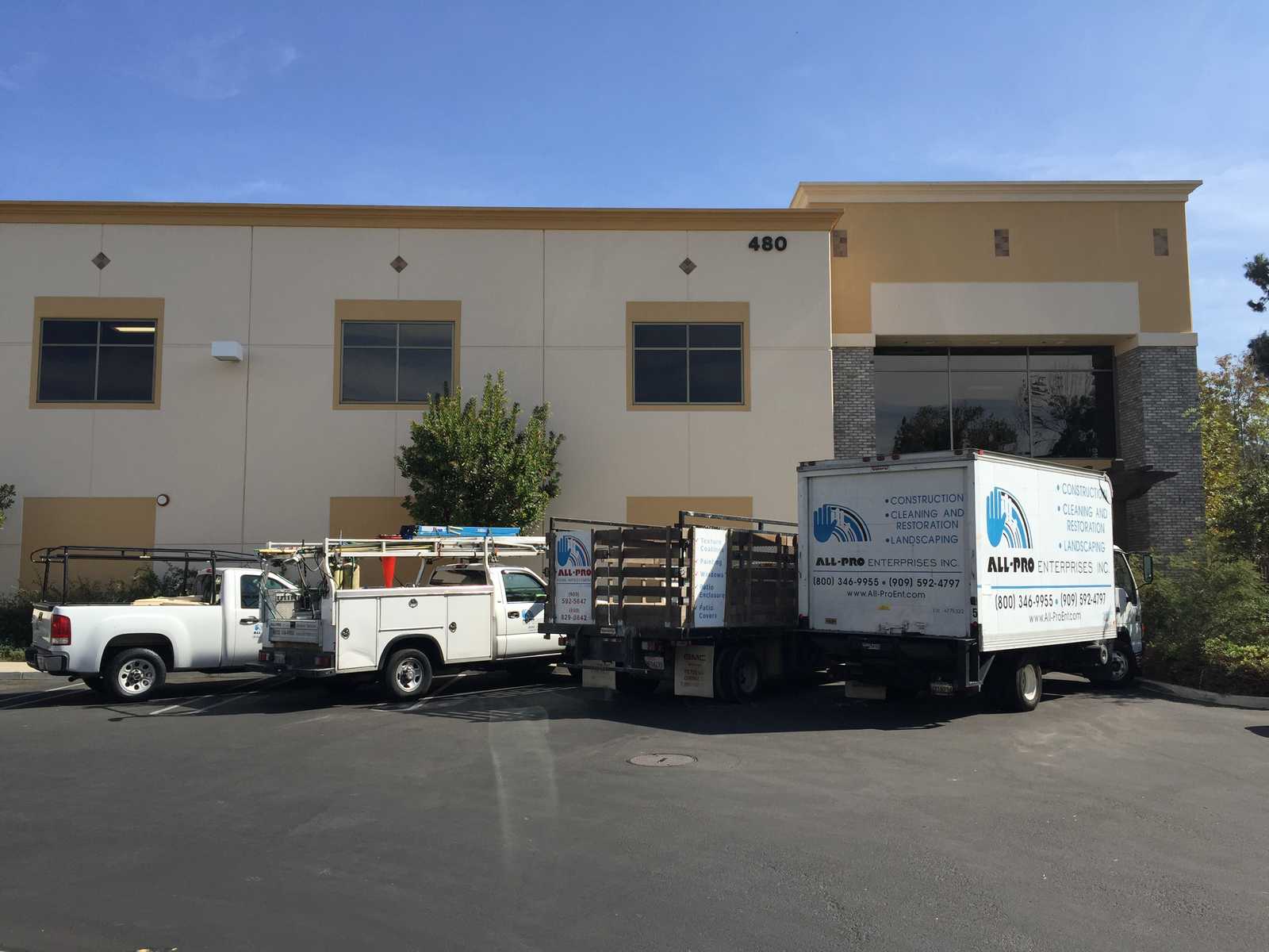 all-pro building and truck fleet