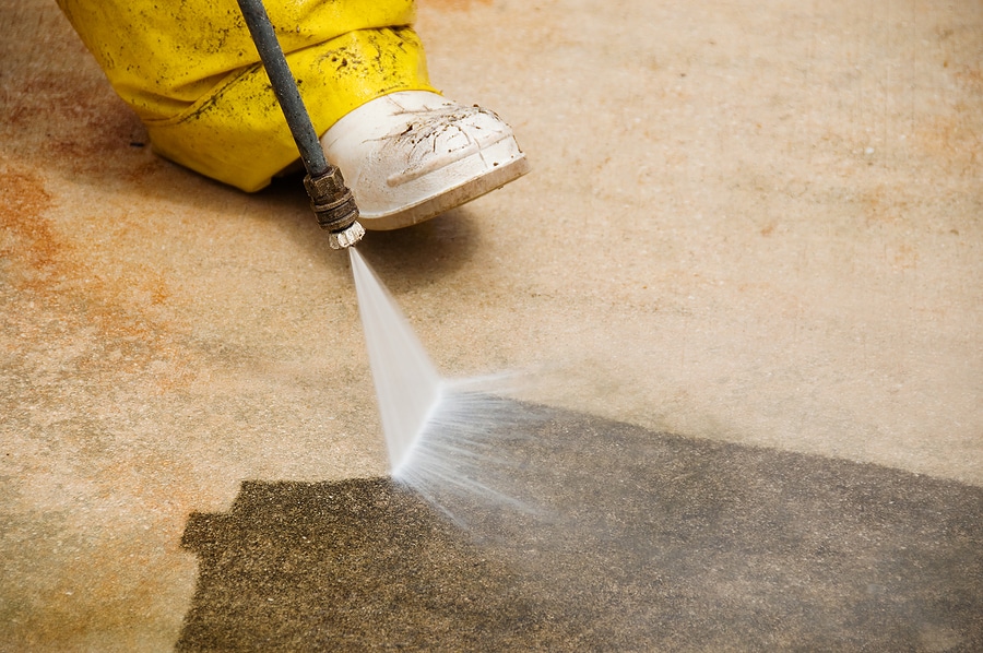 pressure cleaning hard floor